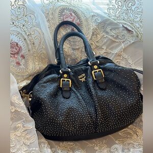 MCM Goddess 3-Way black 100% Genuine leather Bag Cross-body,shoulder/ tote bag